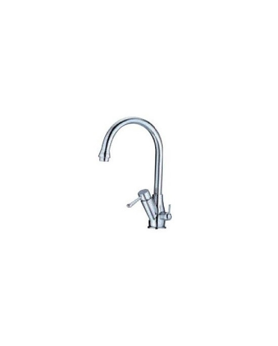 Grifo Monomando de 3 Vias modelo Cuello Cisne