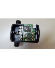 Presostato electronico regulable y protección en seco con manometro digital 1 a 8 bar 