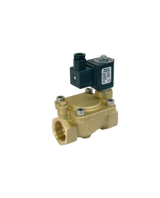 Electrovalvula en laton con solenoide 230 v. a/c,   N/A